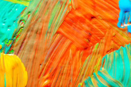 Abstract art background. Hand-painted background. SELF MADE.の写真素材