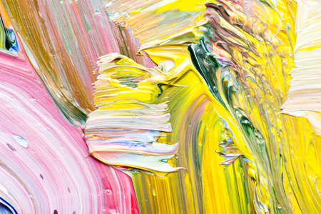 Abstract art background. Hand-painted background. SELF MADE.の写真素材