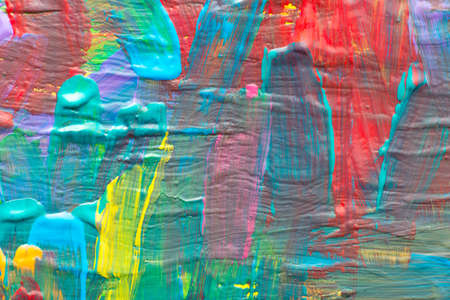 Abstract art background. Hand-painted background. SELF MADE.の写真素材