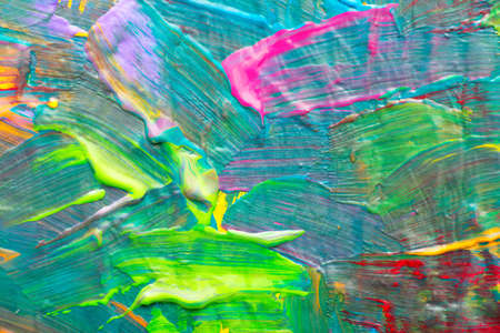 Abstract art background. Hand-painted background. SELF MADE.の写真素材