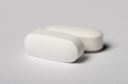 pills isolated on white background