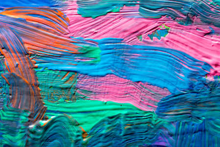 Abstract art background. Hand-painted background. SELF MADE.の写真素材