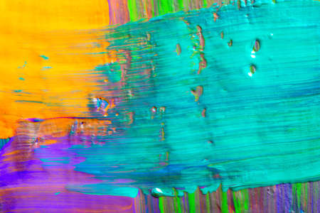 Abstract art background. Hand-painted background. SELF MADE.の写真素材