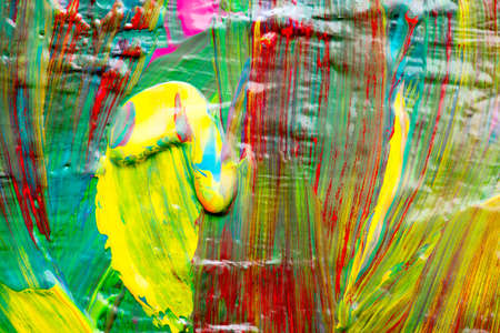 Abstract art background. Hand-painted background. SELF MADE.の写真素材