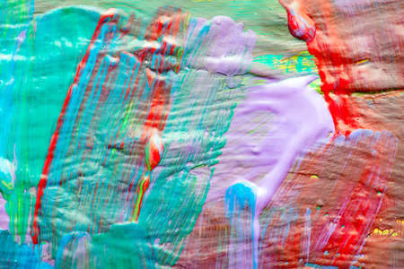 Abstract art background. Hand-painted background. SELF MADE.の写真素材