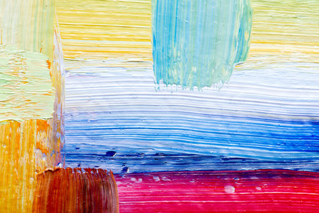 Abstract art background. Hand-painted background. SELF MADE.の写真素材