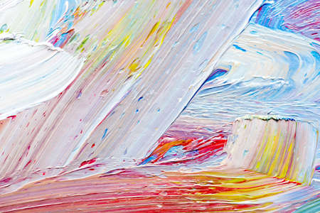 Abstract art background. Hand-painted background. SELF MADE.の写真素材