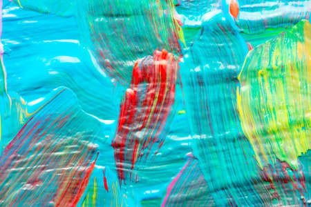 Abstract art background. Hand-painted background. SELF MADE.の写真素材