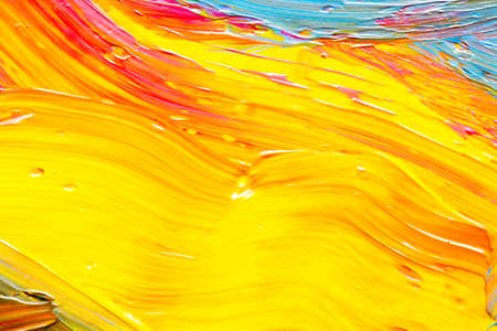 Abstract art background. Hand-painted background. SELF MADE.の写真素材