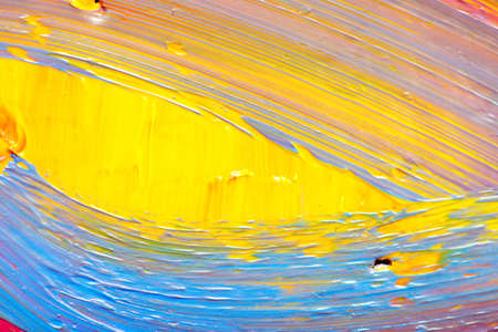 Abstract art background. Hand-painted background. SELF MADE.の写真素材