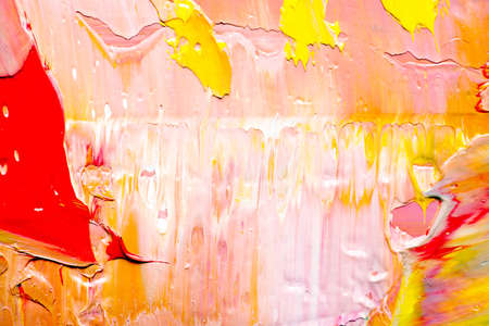 Abstract art background. Hand-painted background. SELF MADE.の写真素材