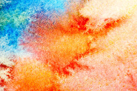 Abstract art background. Hand-painted background. SELF MADE.の写真素材