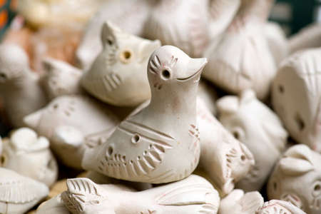 Clay toys. Udmurt styleの写真素材