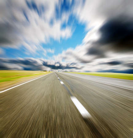 along the roadの写真素材