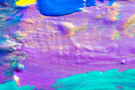 Abstract art . Hand-painted . SELF MADE.の写真素材