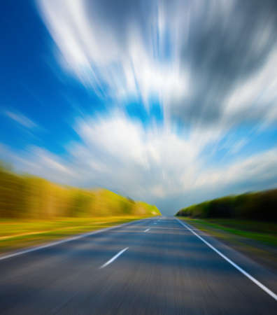 along the roadの写真素材