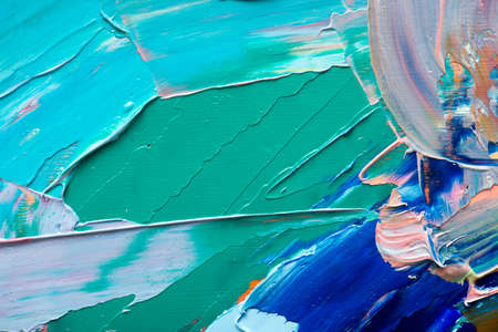 Abstract art . Hand-painted . SELF MADE.の写真素材