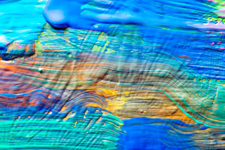 Abstract art background. Hand-painted background. SELF MADE.の写真素材