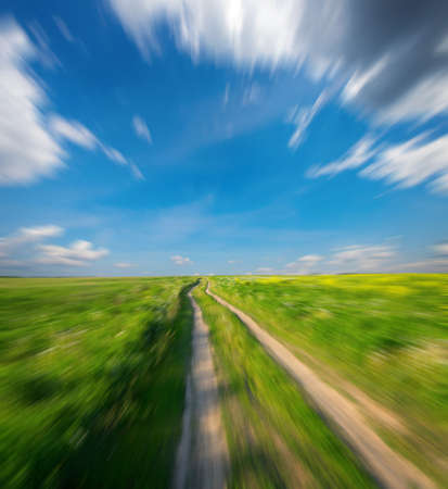 along the roadの写真素材