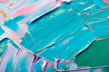 Abstract art . Hand-painted . SELF MADE.の写真素材