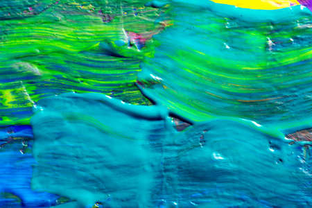 Abstract art background. Hand-painted background. SELF MADE.の写真素材