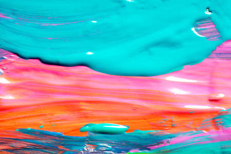 Abstract art background. Hand-painted background. SELF MADE.の写真素材