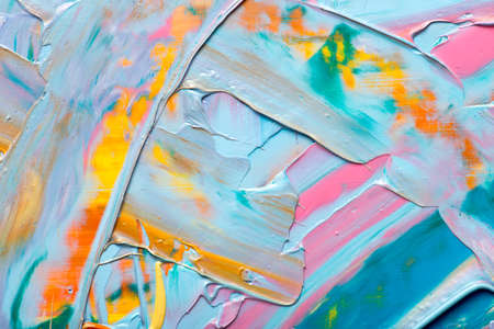 Abstract art background. Hand-painted background. SELF MADE.の写真素材