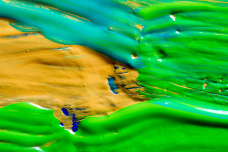 Abstract art background. Hand-painted background. SELF MADE.の写真素材