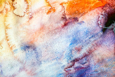 Abstract art background. Hand-painted background. SELF MADE.の写真素材