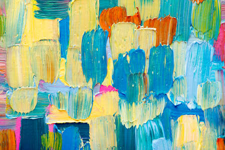 Abstract art background. Hand-painted background. SELF MADE.の写真素材