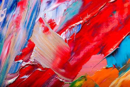 Abstract art background. Hand-painted background. SELF MADE.の写真素材