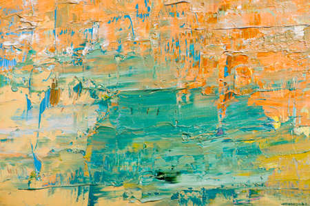 Abstract art background. Hand-painted background. SELF MADE.の写真素材