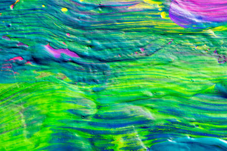 Abstract art background. Hand-painted background. SELF MADE.の写真素材