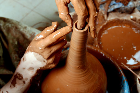 potter on work