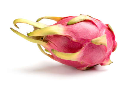 Dragon fruit isolated on white backgroundの写真素材