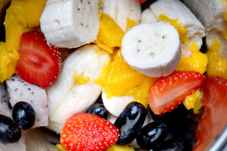 fruit saladの写真素材