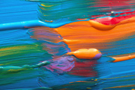 Abstract art background. Hand-paintedの写真素材