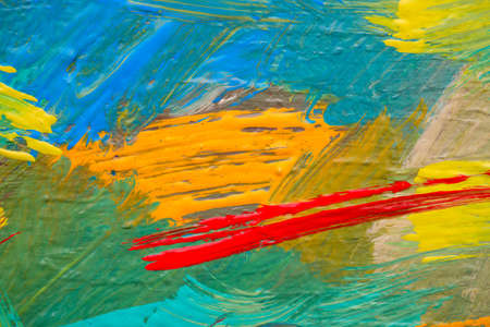 Abstract art background. Hand-paintedの写真素材