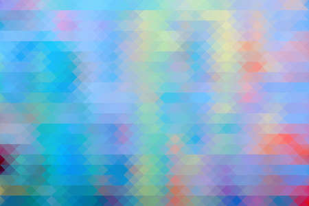 Mosaic abstract background. Colorful wallpaper. Pixel image.の写真素材