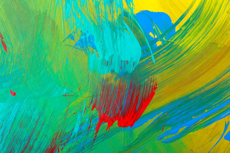 Abstract art background. Hand-paintedの写真素材
