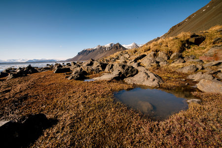 Beautiful mountain view in Iceland