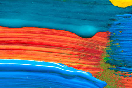 Abstract art background. Hand-painted.の写真素材