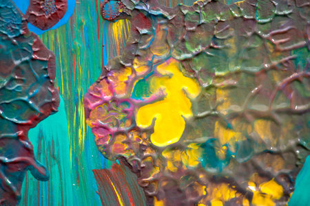 Abstract art background. Hand-painted.