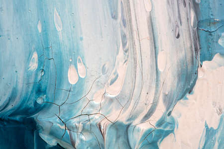 Hand drawn gouache painting. Abstract art background. Color texture.の写真素材