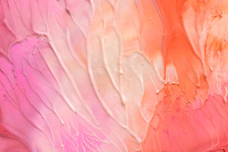 Hand drawn gouache painting. Abstract art background. Color texture.の写真素材