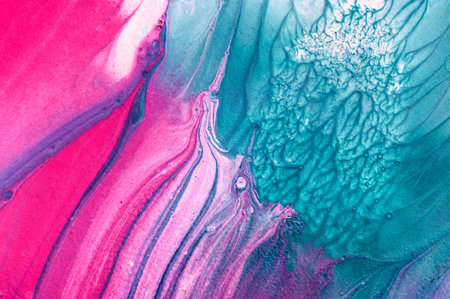 Hand drawn gouache painting. Abstract art background. Color texture