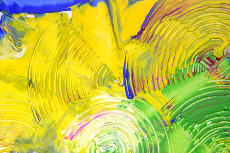 Abstract art background. Hand-painted background. SELF MADEの写真素材