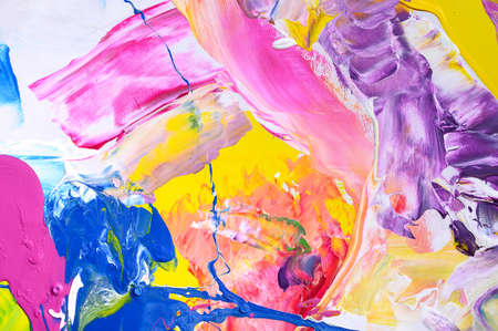 Abstract art background. Hand-painted background. SELF MADEの写真素材