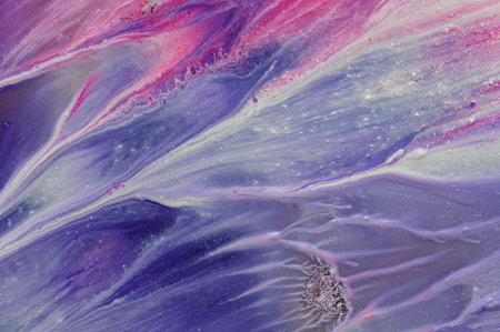 Abstract art background. Hand drawn gouache painting. Color textureの写真素材