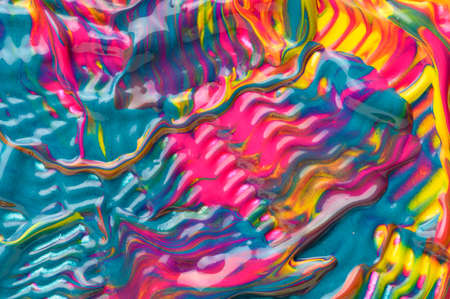 Abstract art background. Hand drawn gouache painting. Color texture.の写真素材